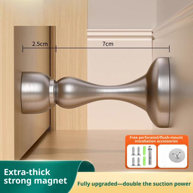 Magnetic Catch Door - Heavy Duty Stainless Steel Doorstop, Strong