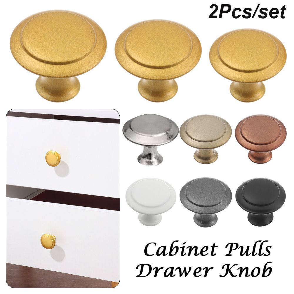 Cabinet Knob Round - 2pcs/lot Cupboard Fashion Furniture Fitting Round