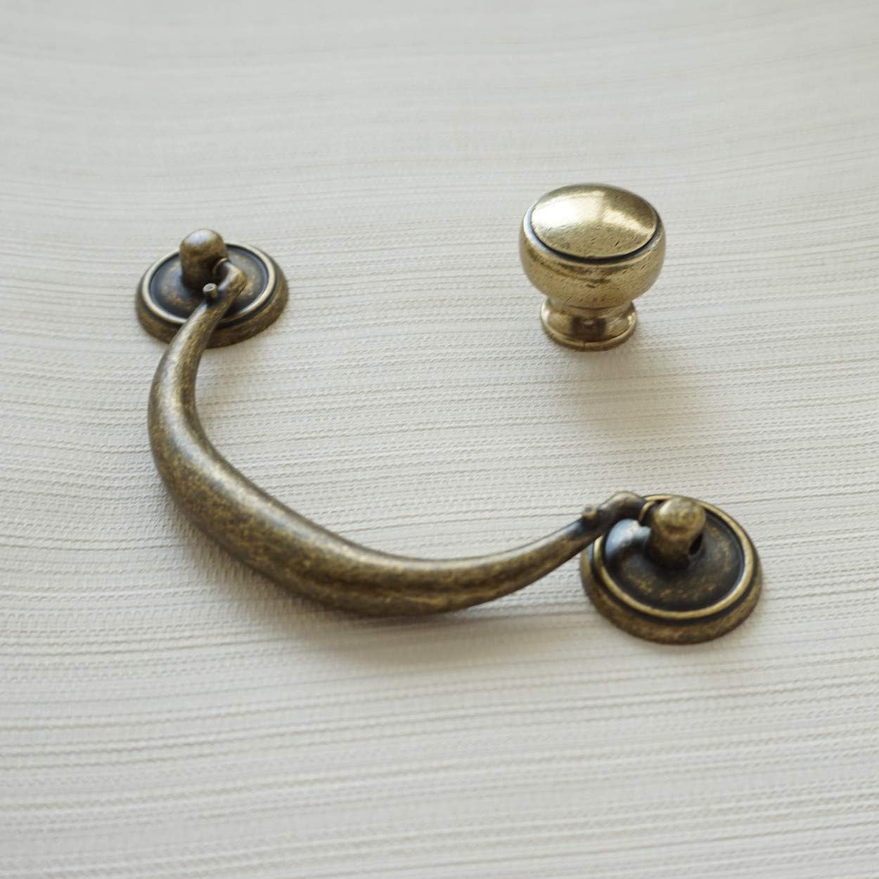 Antique Bronze Cabinet Handles - Furniture Hardware Drop Pulls recension och pris