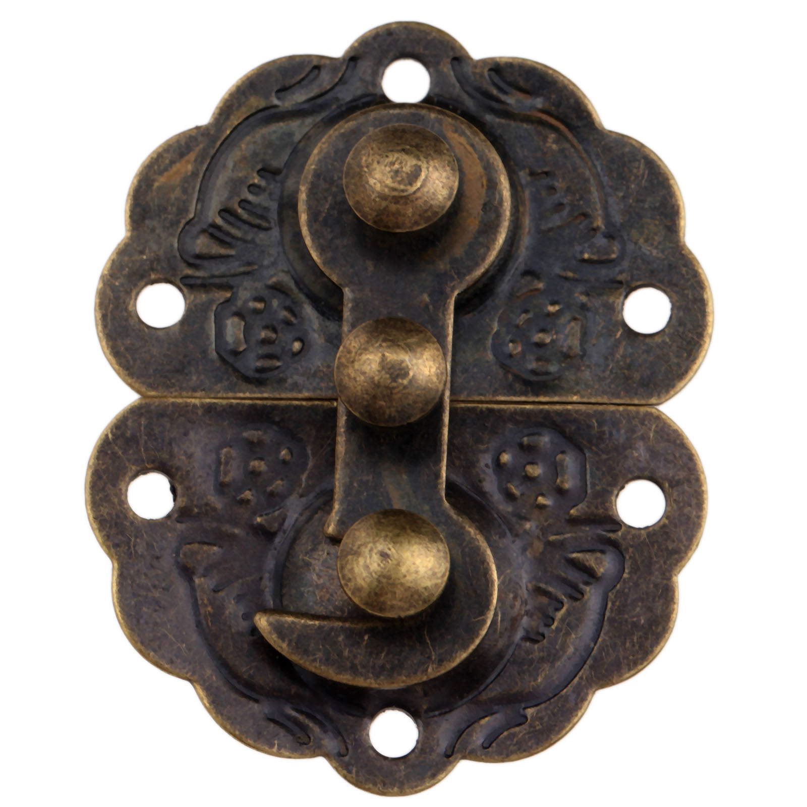 1pc Antique Bronze Box Latch H - Furniture Hardware Decorative recension och pris