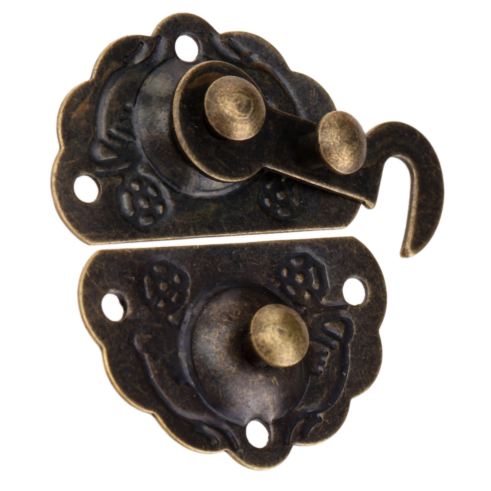 1pc Antique Bronze Box Latch H - Furniture Hardware Decorative recension och pris