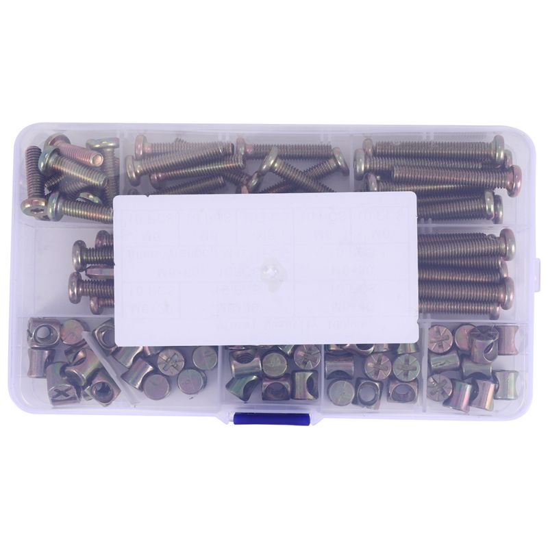 DT17 Baby Bed Screws Bolts Kit - Furniture Hardware Barrel Nut recension och pris