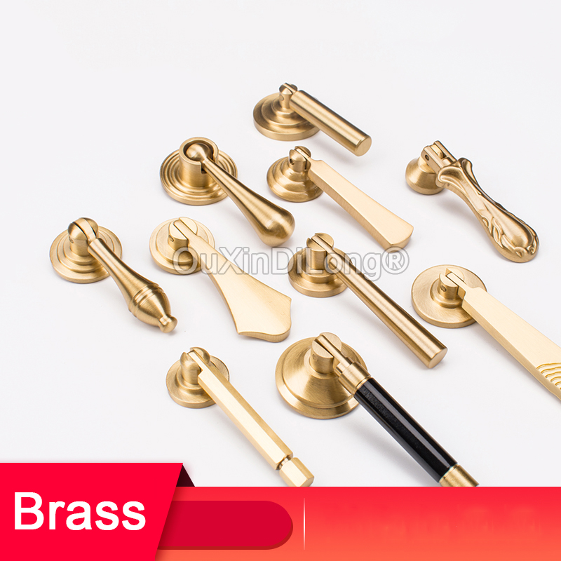 1PCS Chinese Style Brass Handl - Furniture Hardware Drop Pulls recension och pris