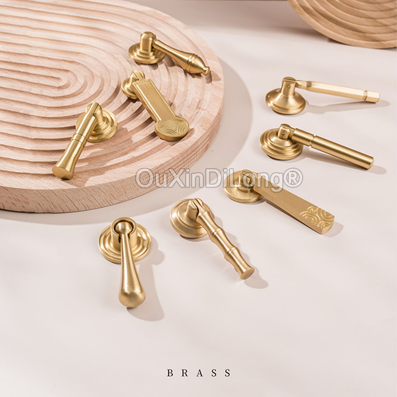 1PCS Chinese Style Brass Handl - Furniture Hardware Drop Pulls recension och pris