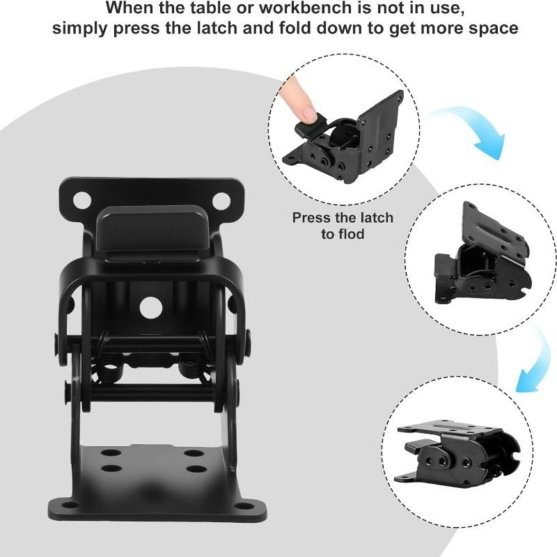 Self Locking Folding Hinge 90  - Furniture Hardware For Legs recension och pris