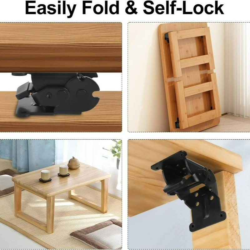 Self Locking Folding Hinge 90  - Furniture Hardware For Legs recension och pris