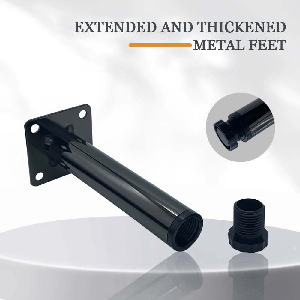 4pcs New design Gun Grey 15cm  - Furniture Hardware For Legs recension och pris