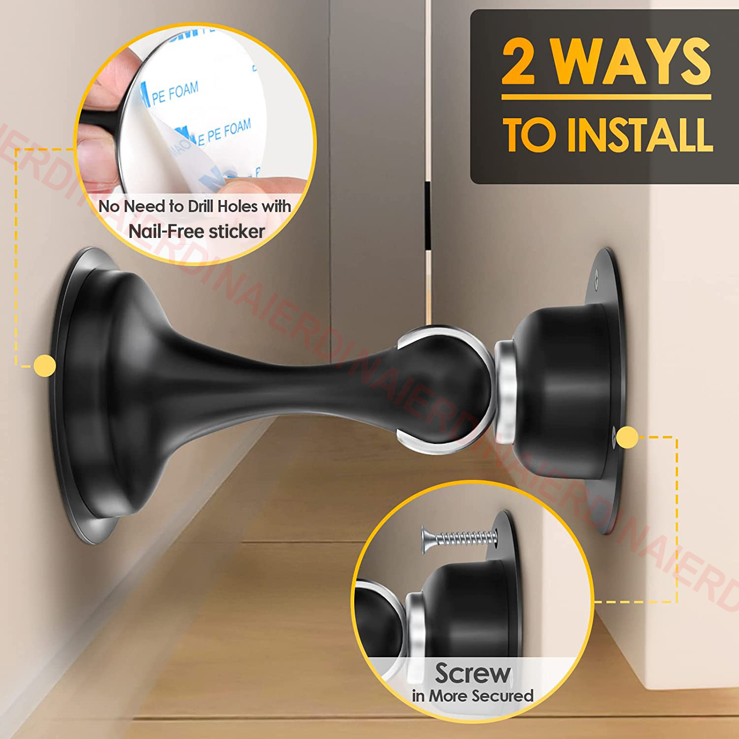 NAIERDI 1/2/4PCS Magnetic Door - Magnetic Catch Door recension och pris