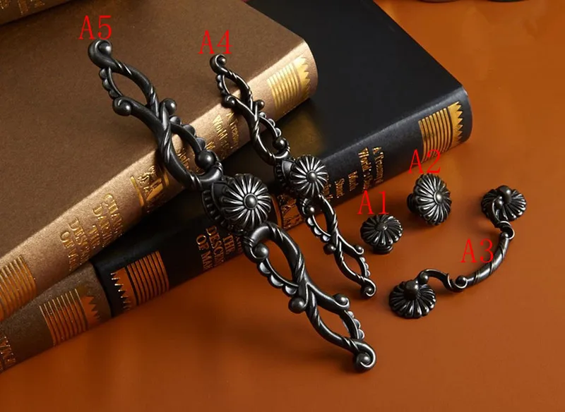 2 pcs Retro Metal Dresser Pull - Furniture Hardware Drop Pulls recension och pris