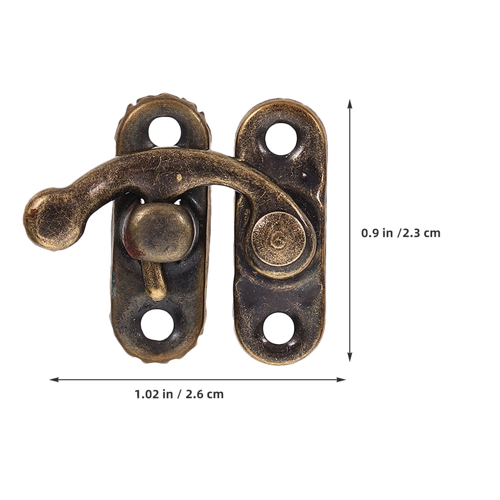 20Pcs Retro Box Latch Hooks Vi - Furniture Hardware Decorative recension och pris