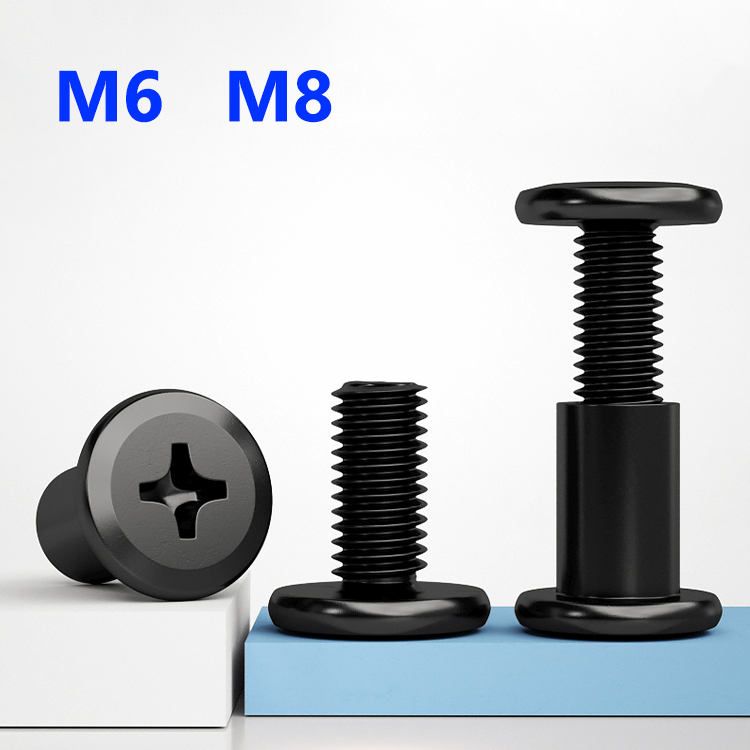 Yiqianyuan Black Carbon Steel  - Furniture Hardware Barrel Nut recension och pris