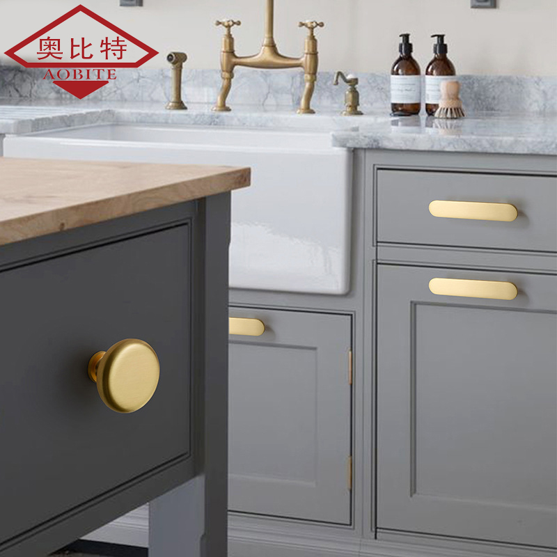 AOB Gold Kitchen Cabinet Stora - Furniture Hardware Items recension och pris