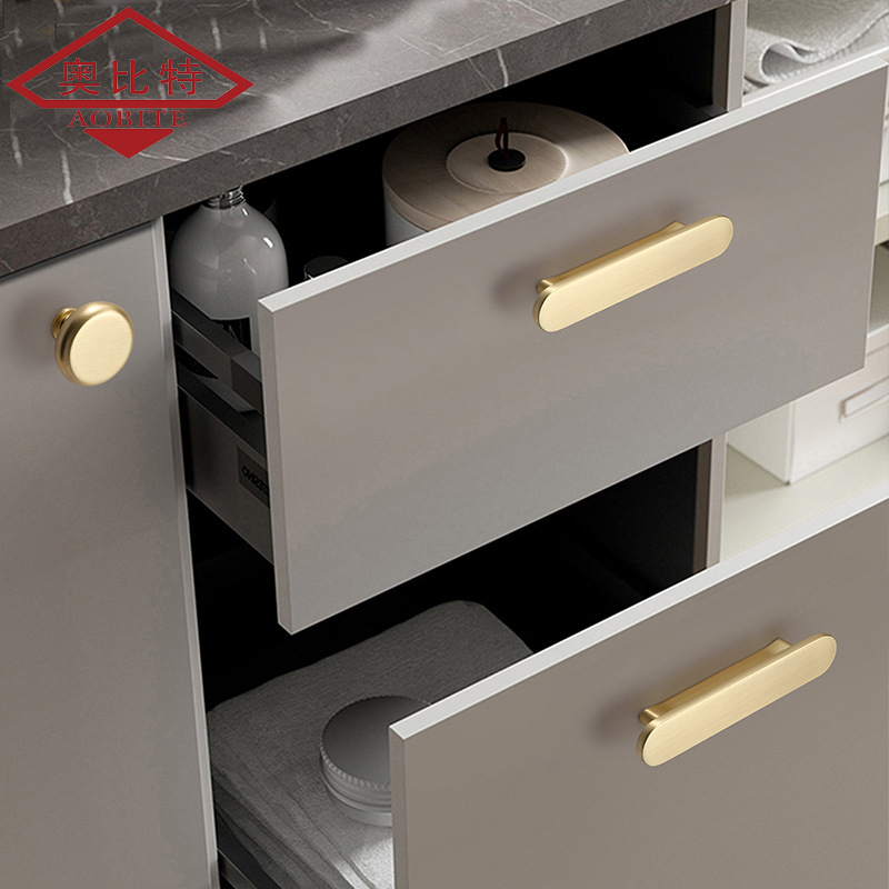 AOB Gold Kitchen Cabinet Stora - Furniture Hardware Items recension och pris