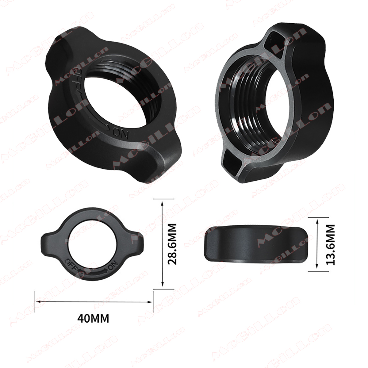 17mm Ball Fixing Clip Nut Scre - Cam Lock Nut recension och pris