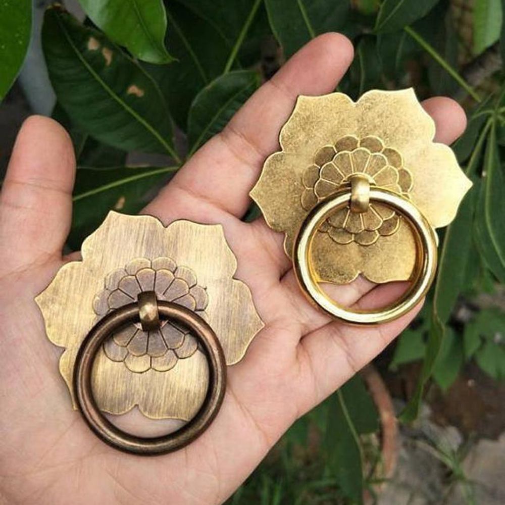 1PC Antique Bronze Brass Drawe - Furniture Hardware Drop Pulls recension och pris