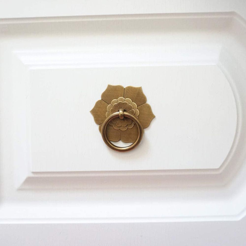 1PC Antique Bronze Brass Drawe - Furniture Hardware Drop Pulls recension och pris