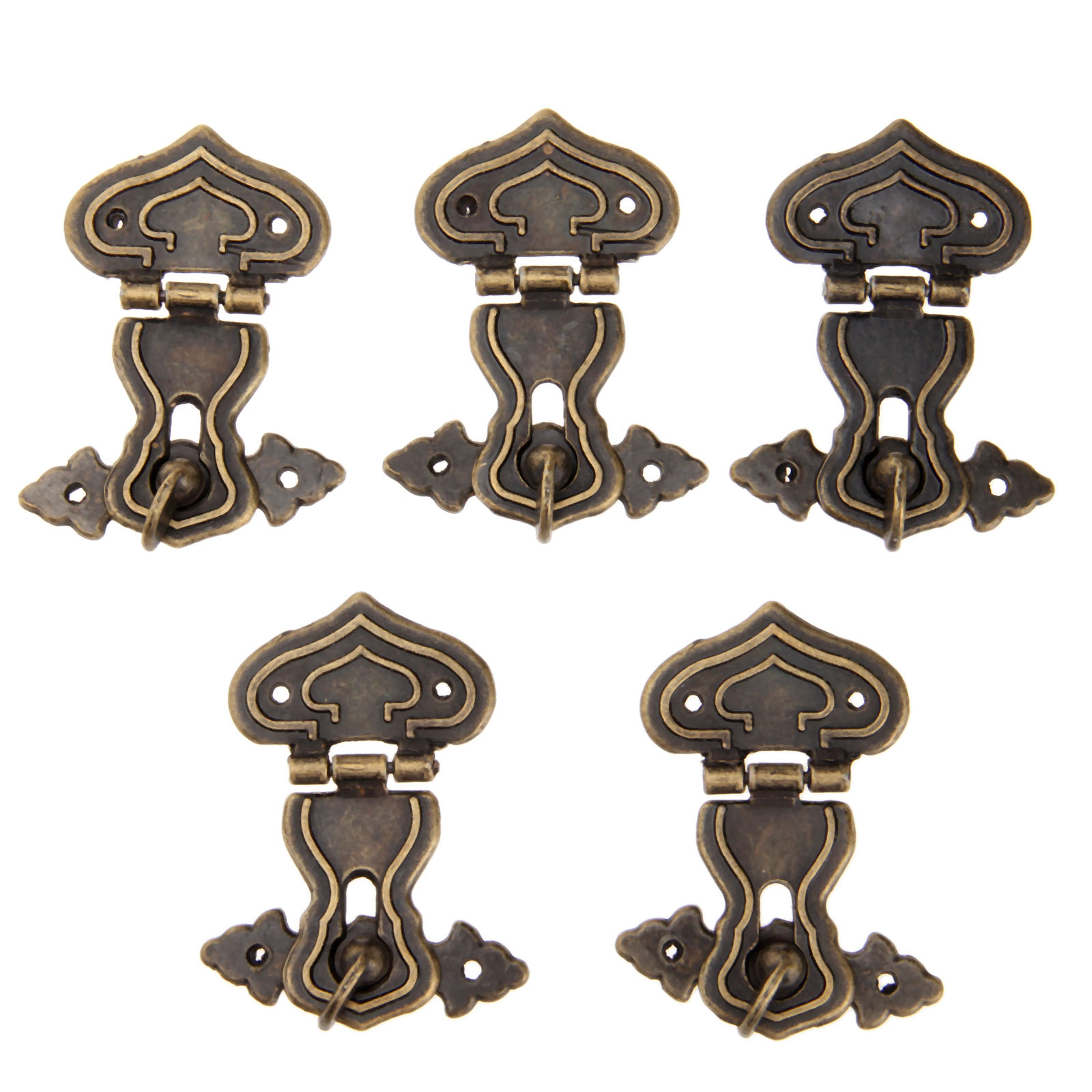 5Pcs 63x47mm Antique Metal Loc - Furniture Hardware Decorative recension och pris