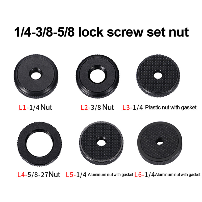 Camera Screw 1/4 3/8 5/8 Inch  - Cam Lock Nut recension och pris