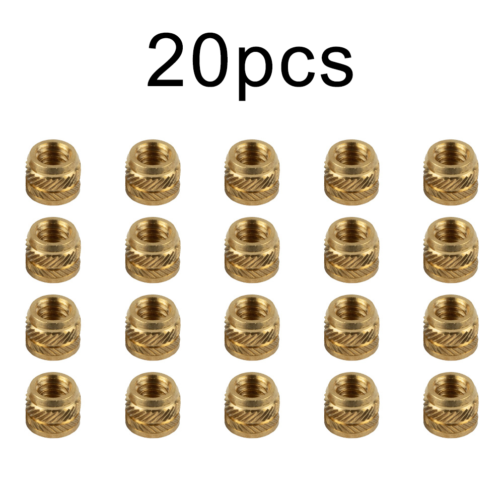 20pcs Brass Nuts 1/4-20 Thread - Cam Lock Nut recension och pris