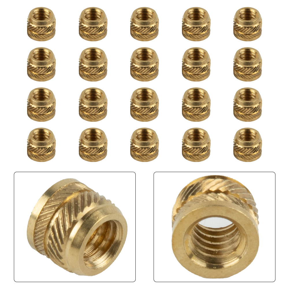 20pcs Brass Nuts 1/4-20 Thread - Cam Lock Nut recension och pris